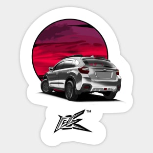 subaru crosstrek rear Sticker